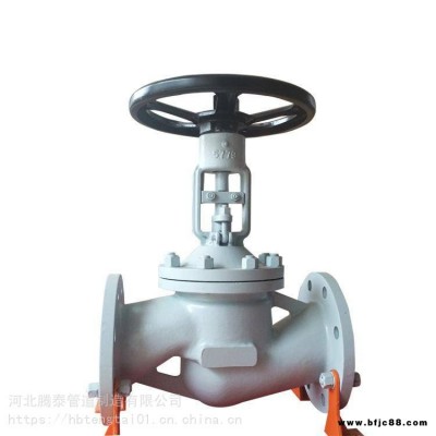 河北騰泰 手動鑄鋼大口徑截止閥 J41H-16C/25C /DN500法蘭截止閥