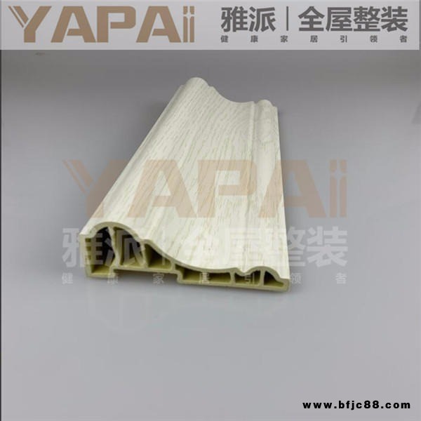 裝飾線條 門框線 窗框線  燈槽線 踢腳線 頂角線 腰線  集成墻面配套線條 竹木纖維線條  雅派集成墻面廠家