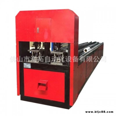 新型建筑模板鋼包木頭簡稱龍骨數(shù)控自動化沖孔設(shè)備
