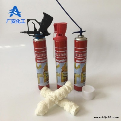 門窗發(fā)泡膠 廣安化工 發(fā)泡填縫劑 聚氨酯發(fā)泡膠 固化時(shí)間30-60分鐘
