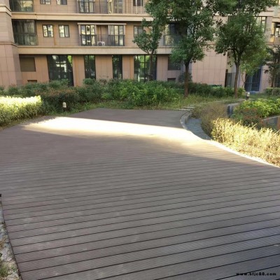 大學(xué)校園戶外地板 室外地面裝飾 懸浮拼接木塑地板 安徽紅樹林廠家直銷