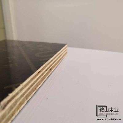 模板廠家河北清水模板常用膠合板厚度足覆膜建筑板行業(yè)