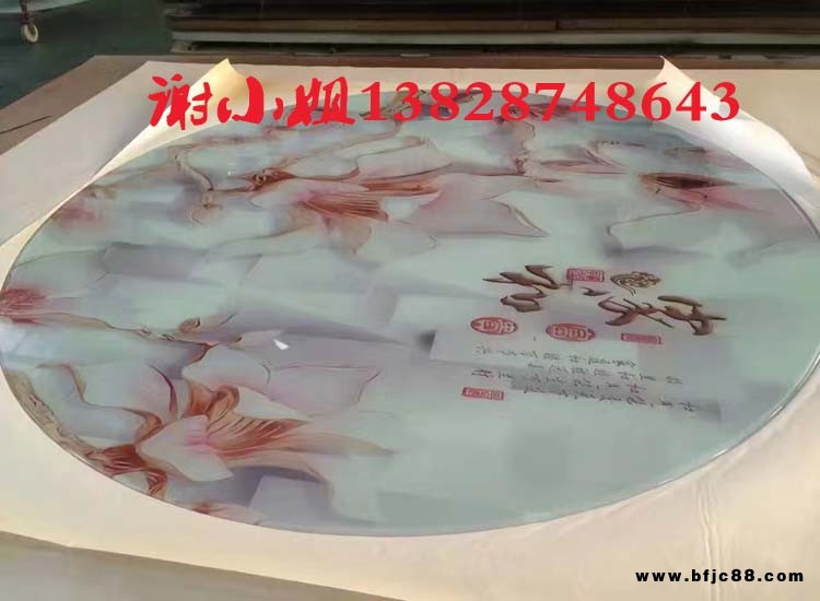 水晶壁畫 木塑板 平板打印機 密度板小圓桌 大理石背景墻3d數碼打印機生產廠家
