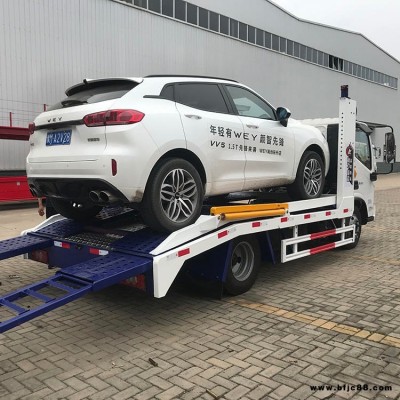 藍牌二位板清障車 二層板清障車大型生產(chǎn)廠家
