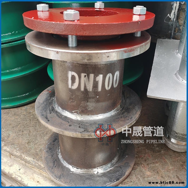 珠海國標(biāo)柔性剛性密閉防水套管 定制特殊規(guī)格防護(hù)密閉套管 人防穿墻管密閉肋中晟歡迎咨詢