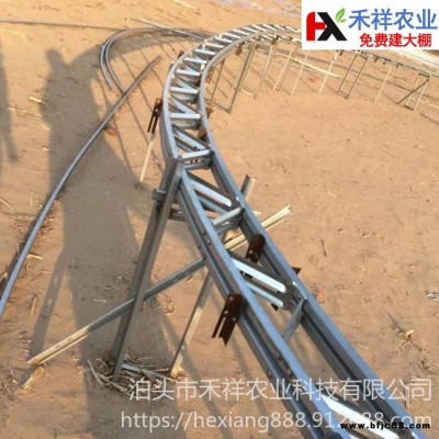 雙膜大棚骨架 雙膜骨架大棚 禾祥農(nóng)業(yè) 現(xiàn)貨銷售 大棚骨架雙膜 全國發(fā)貨