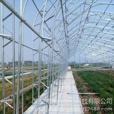 雙膜骨架蔬菜大棚 雙膜大棚骨架 春秋棚 日光棚 溫室大棚骨架制作 骨架大棚 禾祥農業
