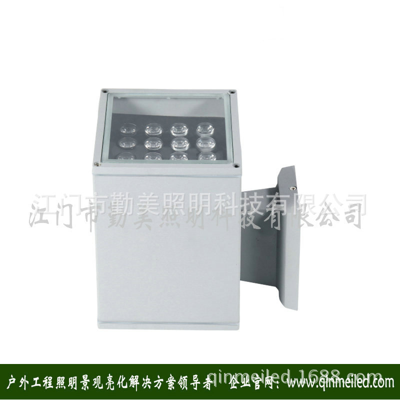 供應18W大功率LED壁燈/雙頭防水壁燈/墻壁投光燈/廊柱防水壁燈示例圖4