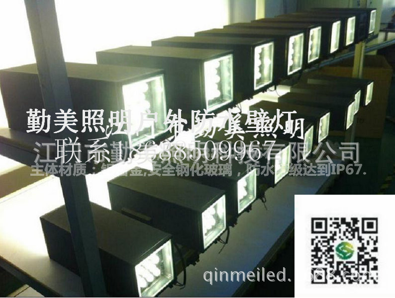 供應60W大功率LED上下照投光燈/COB防水壁燈/LED雙頭壁燈示例圖5
