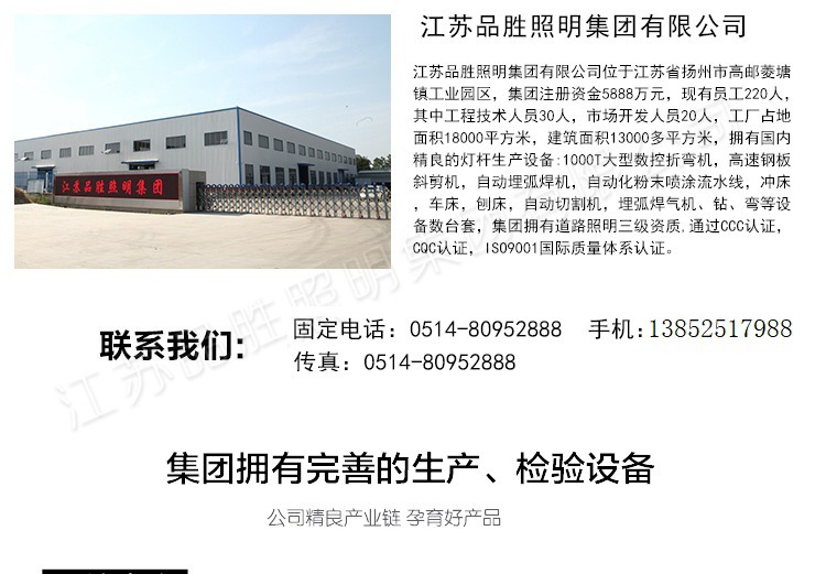 9米中華燈 太陽能路燈景觀燈 LED景觀中華路燈戶外庭院景觀燈示例圖2
