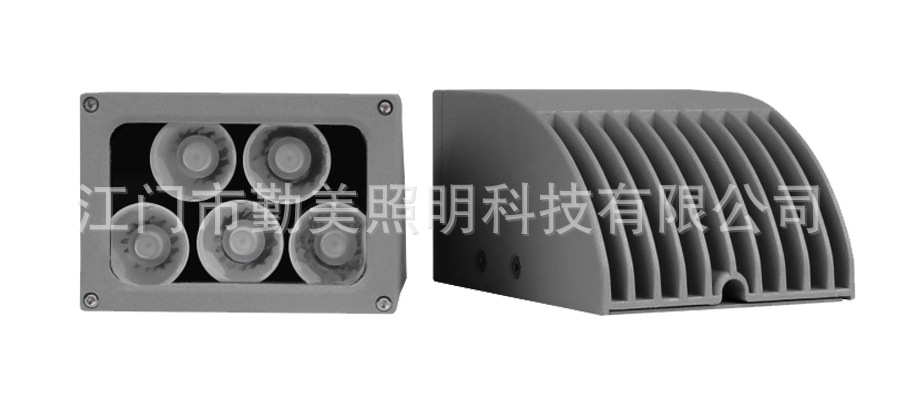 供應20W一束光壁燈/大功率LED半弧形壁燈/3度窄光束掛墻投光燈示例圖2