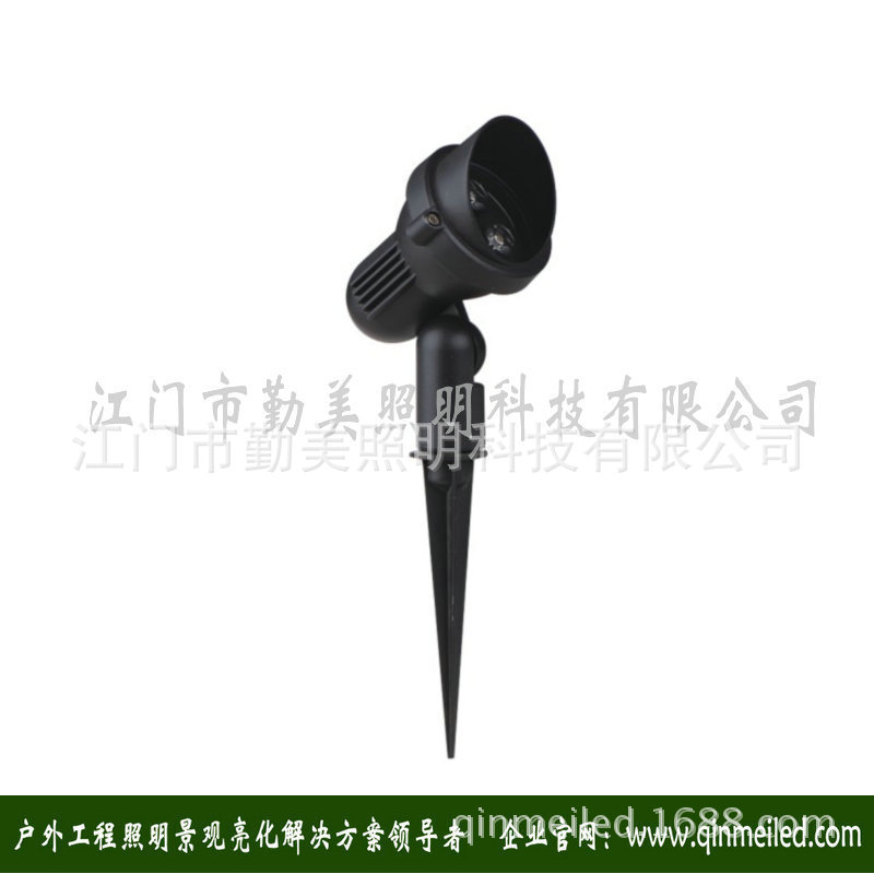 供應LED18W插地燈/七彩漸變色草坪投光燈示例圖8