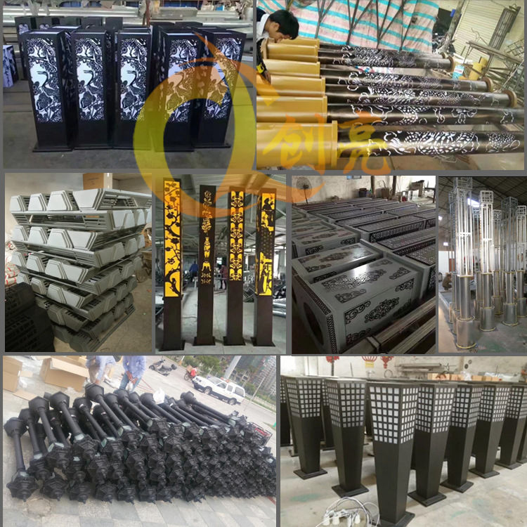 LED方柱燈 庭院燈 景觀燈 景觀庭院燈 景觀燈柱 商業街示例圖9