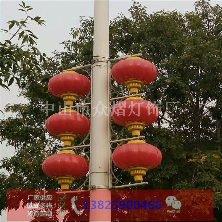 新疆霍城縣園林景觀燈2300*900中國結zy-2020