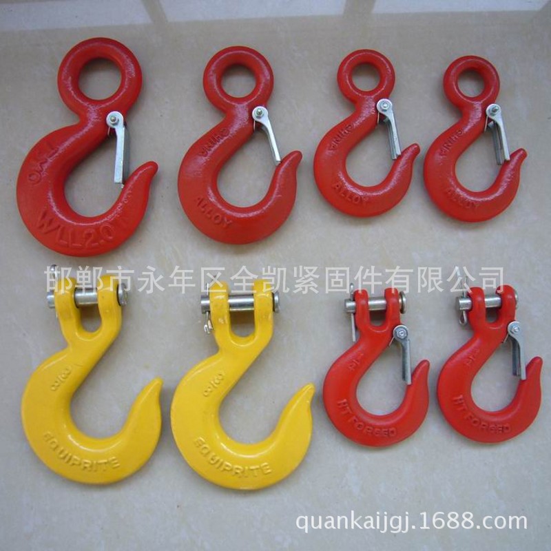 索具廠家起重索具吊鉤環(huán)眼吊鉤安全彈簧緊固件現(xiàn)貨供應示例圖3