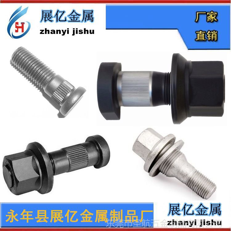 輪轂螺母，緊固件，輪轂螺帽，異形件，輪轂螺栓，輪轂螺絲 3