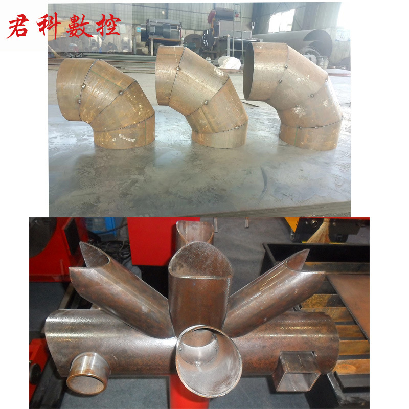 【君科】數(shù)控切割機圓管鋼結(jié)構(gòu)切割機數(shù)控等離子管子切割機示例圖12
