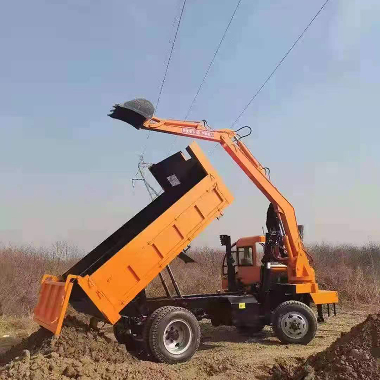 輪式六驅(qū)隨車挖 土方自卸隨車挖 翔云 四不像挖掘裝載機 大量供應(yīng)