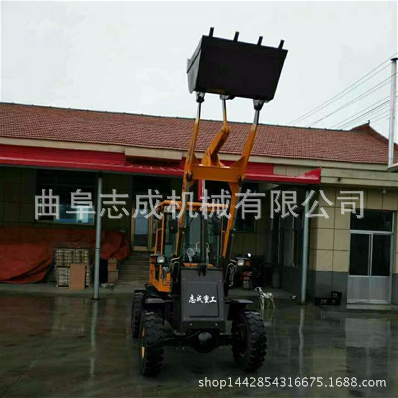 建筑小型輪式裝載機 全新ZL910四驅工程鏟車 畜牧養(yǎng)殖專用抓草機示例圖2