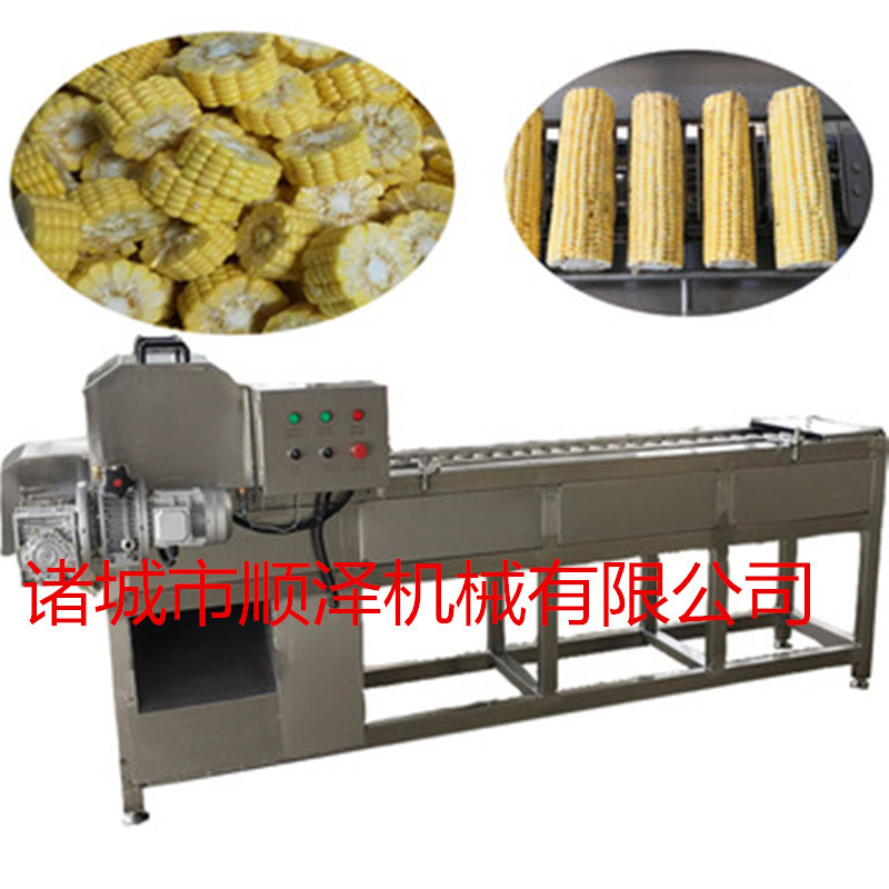 甜玉米棒切割機(jī) 速凍玉米棒切割機(jī) 鮮玉米切頭去尾機(jī) 順澤機(jī)械示例圖6
