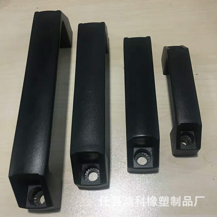 尼龍黑色方拉手/工業塑料把手/電箱拉手/柜門拉手 垃圾箱拉手示例圖7