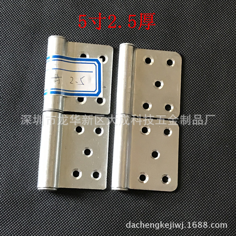 旗形合頁 防火門合頁 脫卸合頁 脫卸鉸鏈4.5寸鍍鋅鐵示例圖4