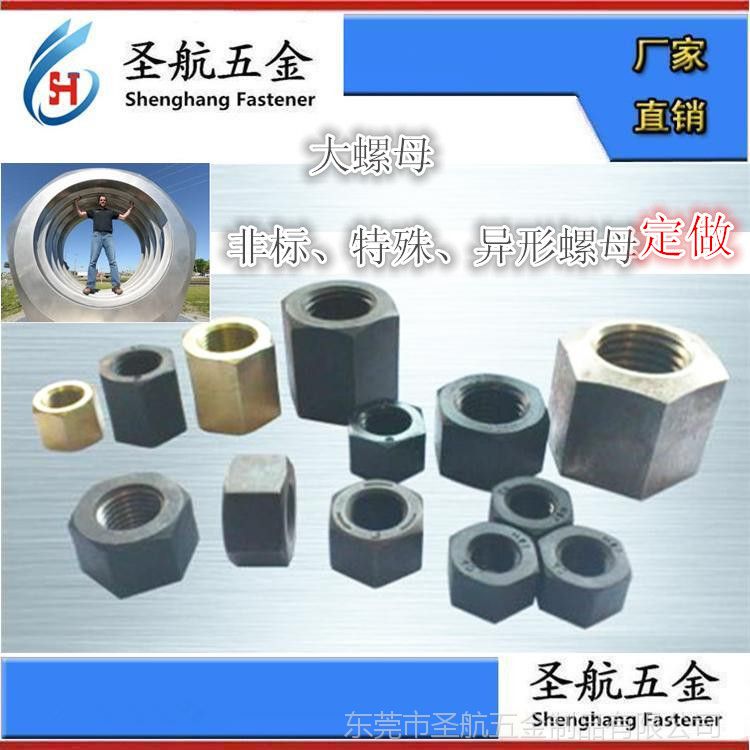 大型螺母，緊固件，大型螺帽，加大螺母，異形螺母，特殊螺母，非