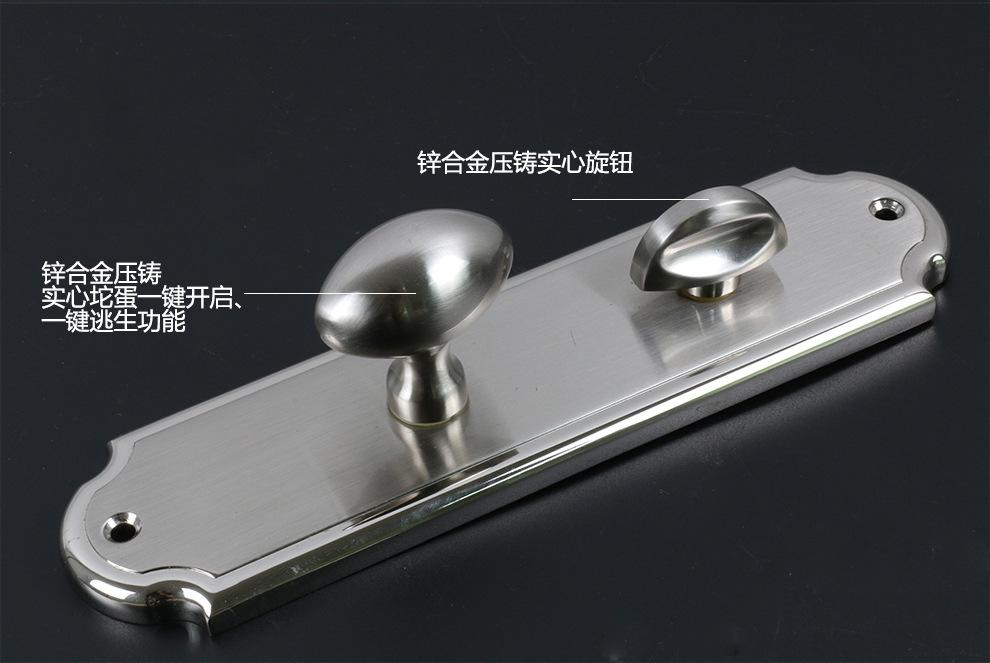 富宇五金門鎖 別墅鋅合金大門鎖 歐式大把手鎖 插芯防盜機械門鎖示例圖18