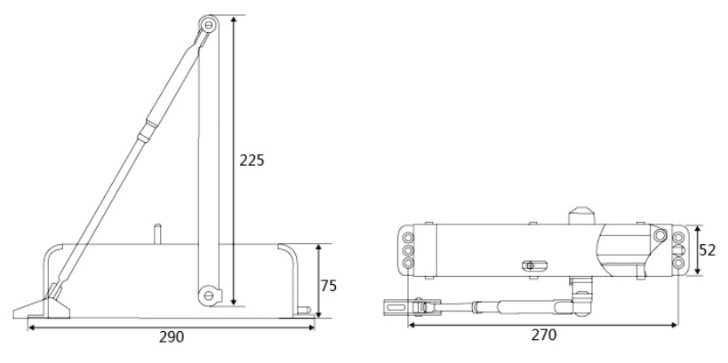 廠家直銷DC-05消防溫電雙控閉門器 溫電雙控全自動閉門器示例圖9