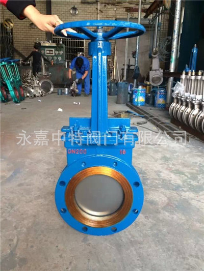 中特現貨供應DN200刀閘閥，PZ73H刀型閘閥！示例圖4