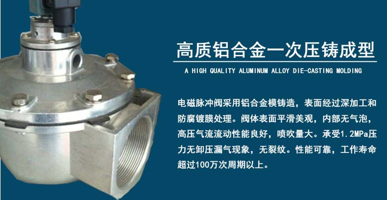 DMF-Z-62S電磁脈沖閥 電磁閥兩寸半直角脈沖閥 噴吹電磁閥示例圖6