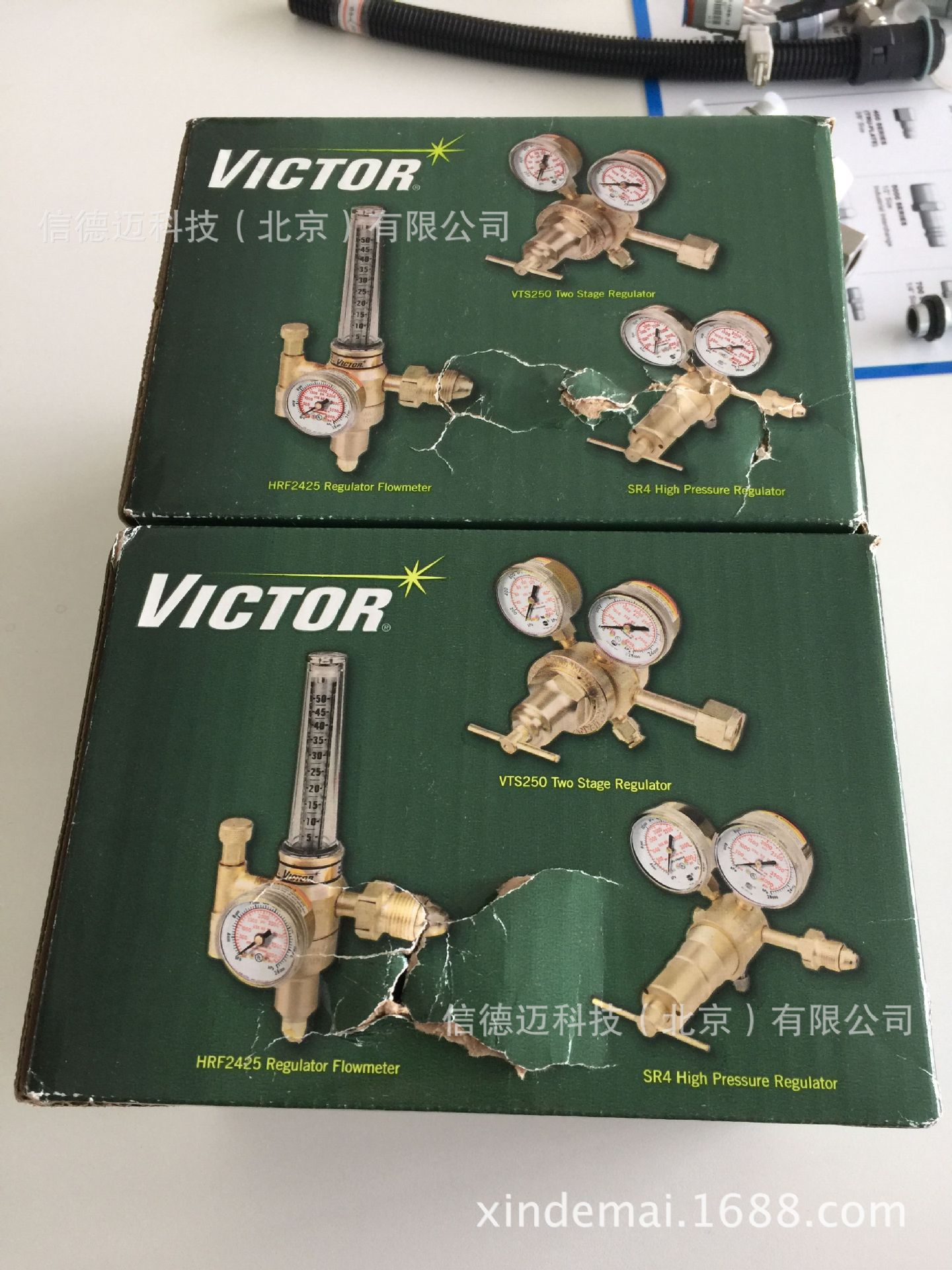 美國Victor氮氣減壓閥SR4J-580示例圖2