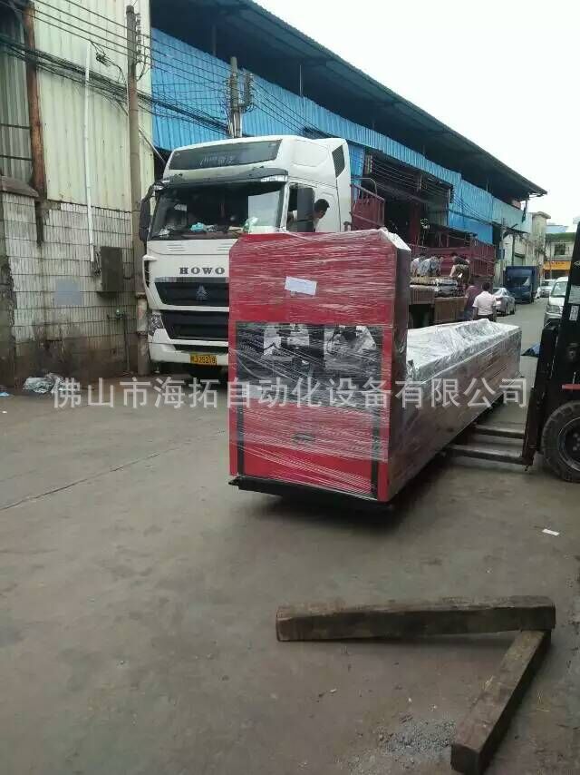 新型建筑模板鋼包木頭簡稱龍骨數控自動化沖孔設備示例圖5
