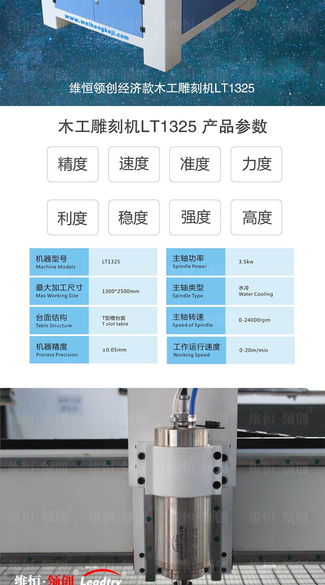 廠家供應(yīng)木工雕刻機(jī)亞克力密度板雕刻多功能雕刻機(jī)1325木工雕刻機(jī)示例圖2