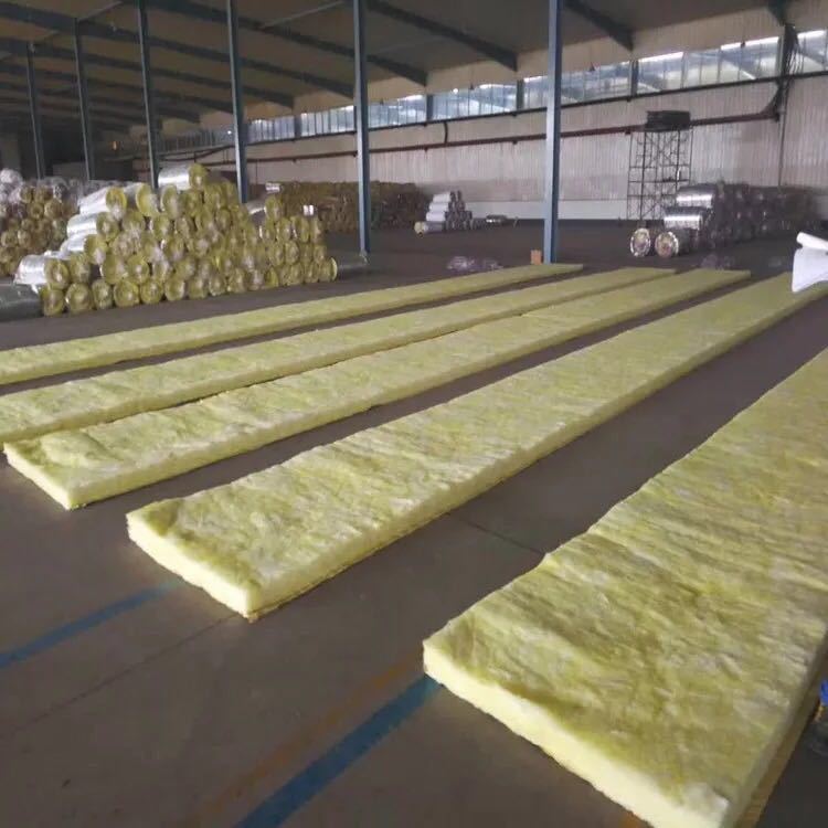 廠家供應玻璃密卷氈環保/隔熱/防火隔音保溫棉氈玻璃纖維棉貼鋁箔示例圖6