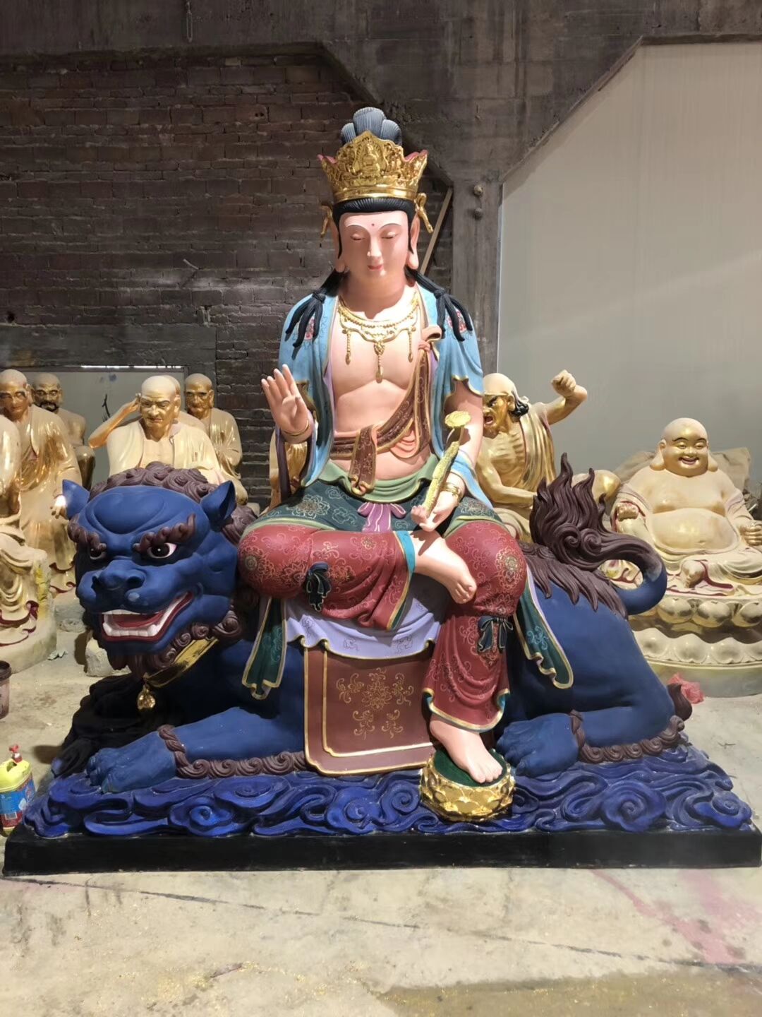 佛像 溫州匯緣佛像廠批發樹脂文殊菩薩佛像 樹脂文殊菩薩佛像 樹脂文殊菩薩佛像