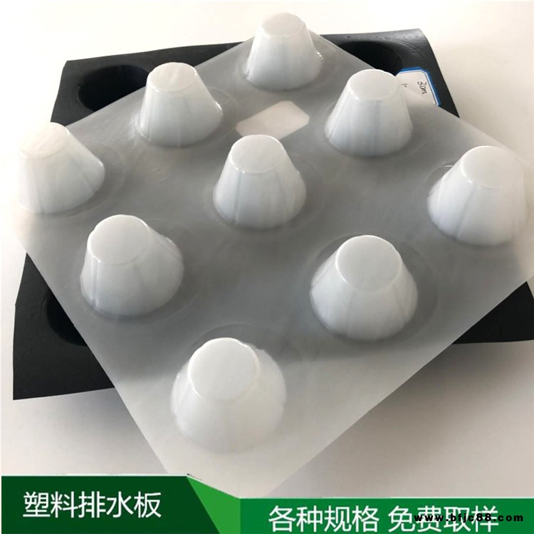 商丘塑料排水板 凹凸排水板HDPE排水板  商丘塑料排水板廠家建輝土工