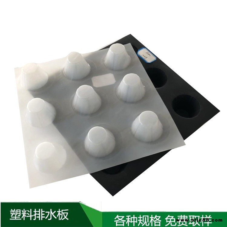 聊城塑料排水板 凹凸排水板HDPE排水板  聊城塑料排水板廠家建輝土工