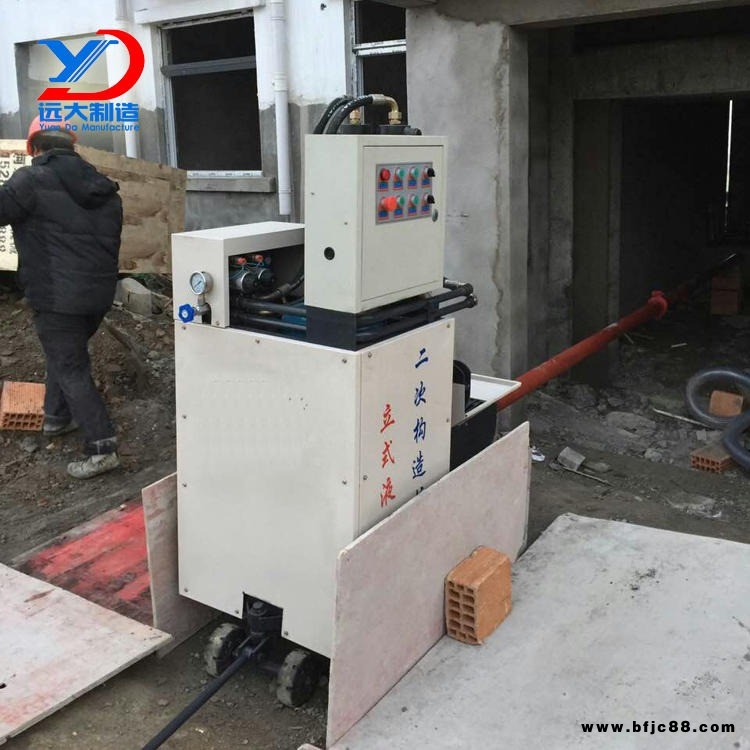 小型混凝土泵 立式液壓注漿泵 臥式二次構造柱澆筑泵 小型立式灌漿泵