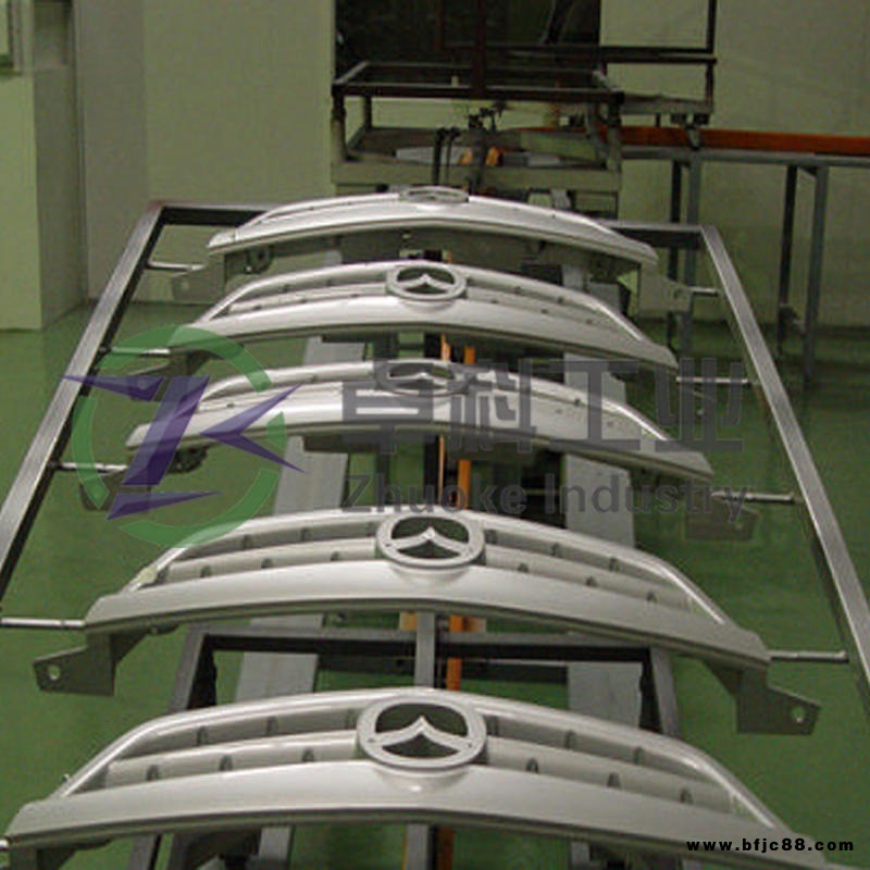 汽車格柵涂裝生產(chǎn)線 機器人自動噴涂汽車格柵配件生產(chǎn)線廠家