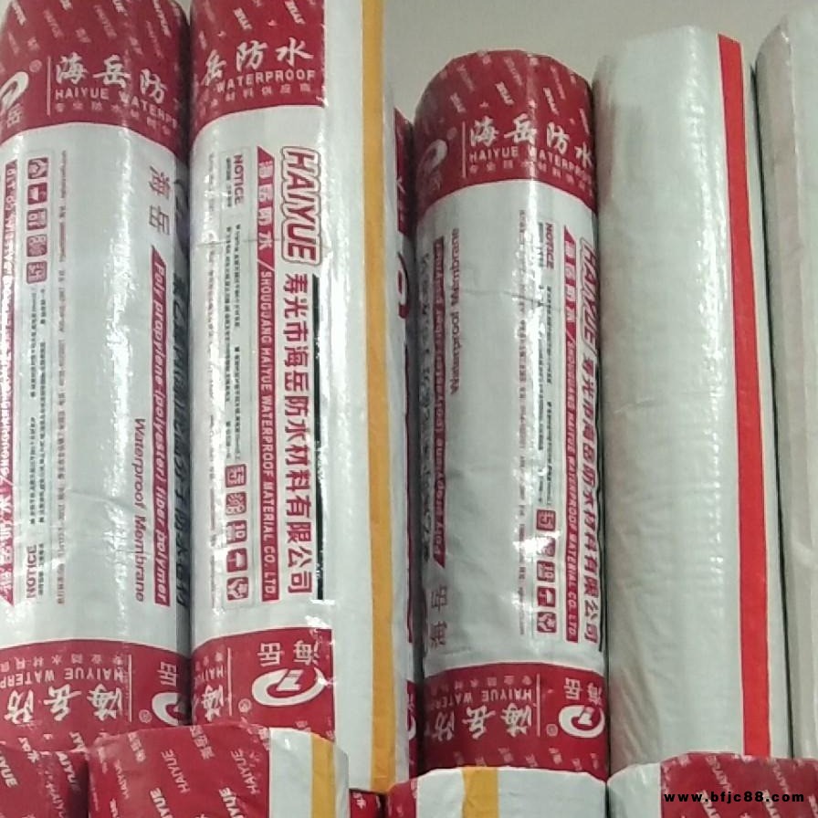 海岳 SBC聚乙烯丙綸復(fù)合防水卷材  防水涂料卷材丙綸 防水卷材 防水涂料 防水卷材價(jià)格 防水涂料廠家 廠家直銷(xiāo)