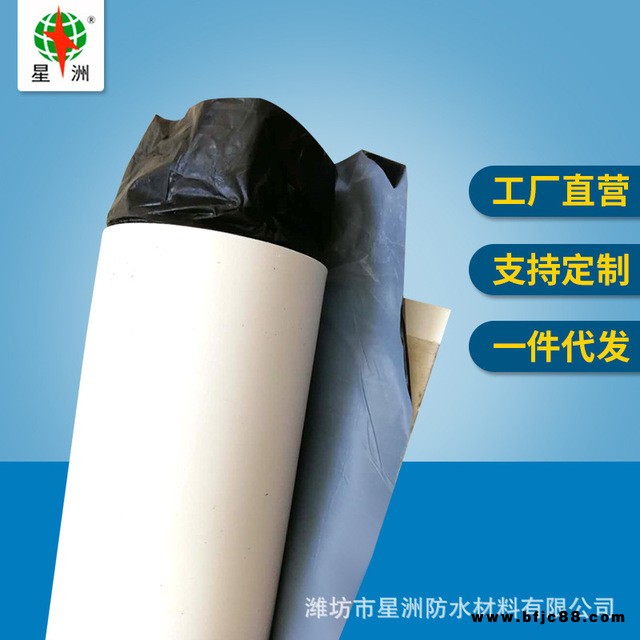 防水卷材 tpo自粘膠膜 預(yù)鋪式非瀝青基高分子自粘膠膜防水卷材星洲