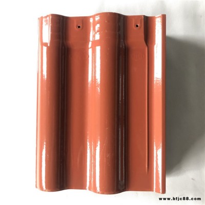 西班牙瓦廠家  30*40單波瓦  陶瓷屋面瓦  密實度好吸水率低