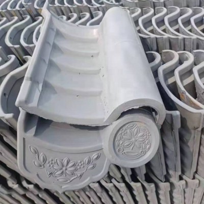 房檐瓦 滴水瓦 屋檐瓦 仿古建筑屋頂灰色瓦廠家