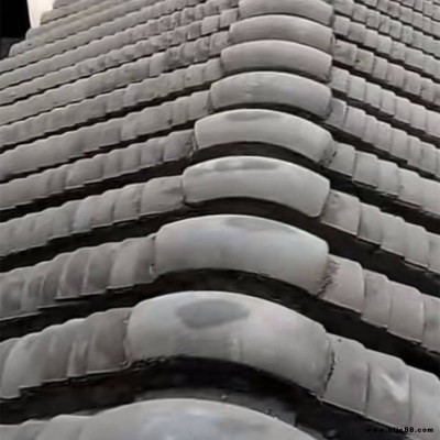 羅鍋瓦 黃瓜瓦 折腰瓦 過橋瓦 仿古建筑徽派屋頂脊批發(fā)廠家