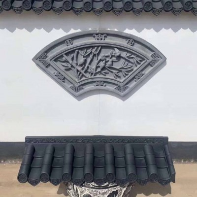 龍門仿古雙面圍墻瓦 仿古屋檐瓦 門頭瓦 馬頭圍墻瓦