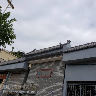 佛山三水 門頭瓦 仿古瓦 屋面改造屋檐瓦 公交亭蓋頂瓦