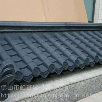 福建龍海仿古一體瓦 一體瓦拼接 門頭瓦 圍墻瓦