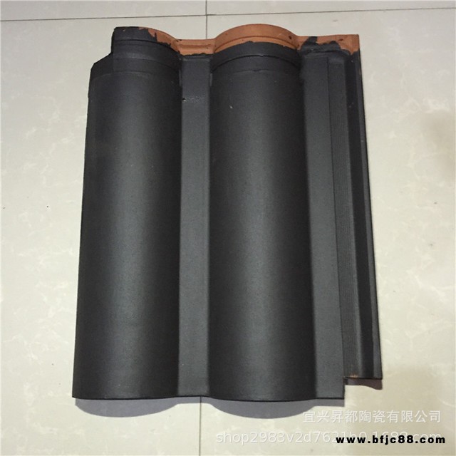 宜興雙筒瓦，黑色屋面瓦，徽派琉璃瓦 ，仿古建筑瓦， 廠家批發優惠雙筒瓦