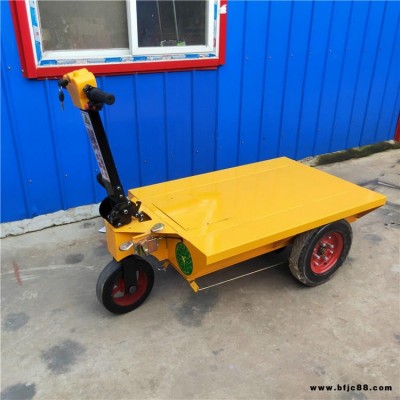 農用手推電動車 拉磚電動平板車 建筑工地用的電動灰斗車  工地電動砂漿車